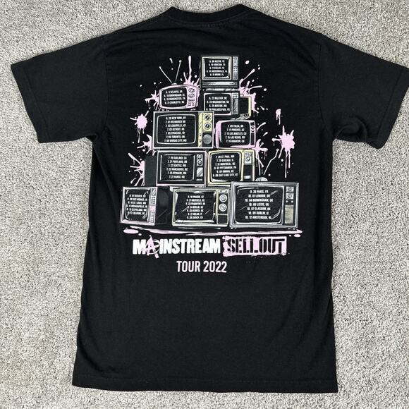 Machine Gun Kelly Shirt Adult Medium Mainstream Sellout Tour 2022 Shaka Wear - Picture 3 of 8